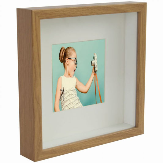 BD art 3D Shadow Box dyb ramme 23x23 cm brun 1 stk.