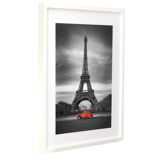 BD art billedramme 40x50 cm med passepartout hvid 1 stk.