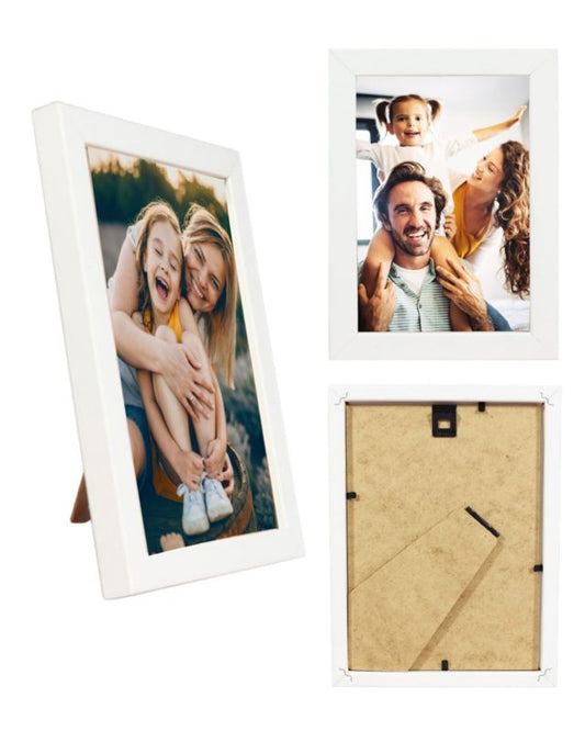 BD art Basic billedramme 10x15 cm hvid MDF 1 stk.