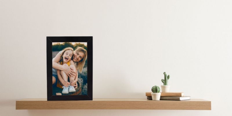 BD art Basic fotoramme 10x15 cm sort MDF 1 stk.