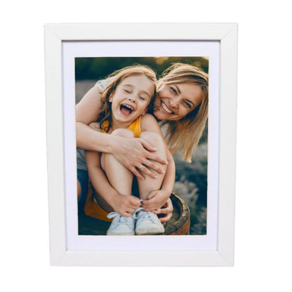 BD art Basic billedramme 15x21 cm med passepartout 13x18 cm, hvid, 1 stk.