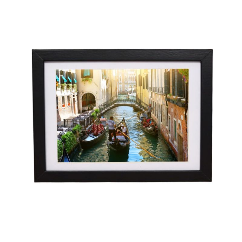 BD art Basic billedramme 15x21 cm med passepartout 13x18 cm, sort, 1 stk.