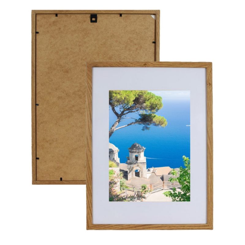 BD art Basic billedramme 29,7x42 A3 i egetræ MDF med plexiglas, brun, 1 stk.