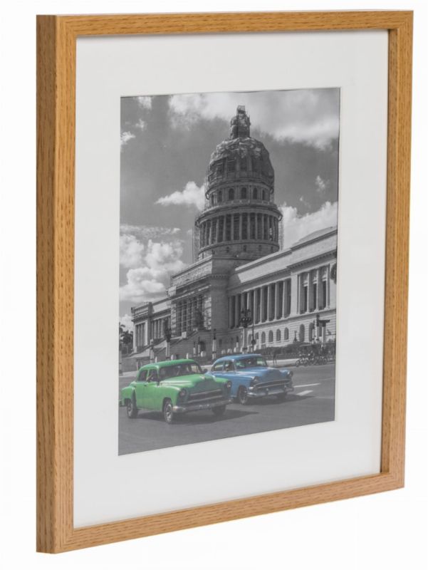 BD art Basic billedramme 29,7x42 A3 i egetræ MDF med plexiglas, brun, 1 stk.