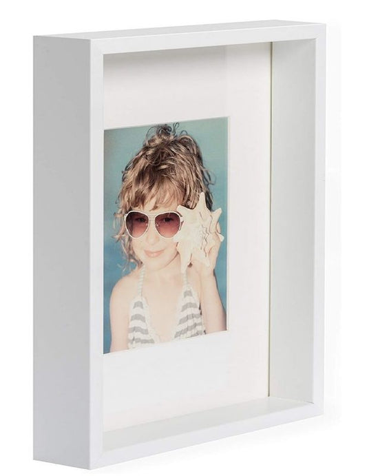 BD art Box dyb billedramme 21x30 cm med passepartout hvid 1 stk.