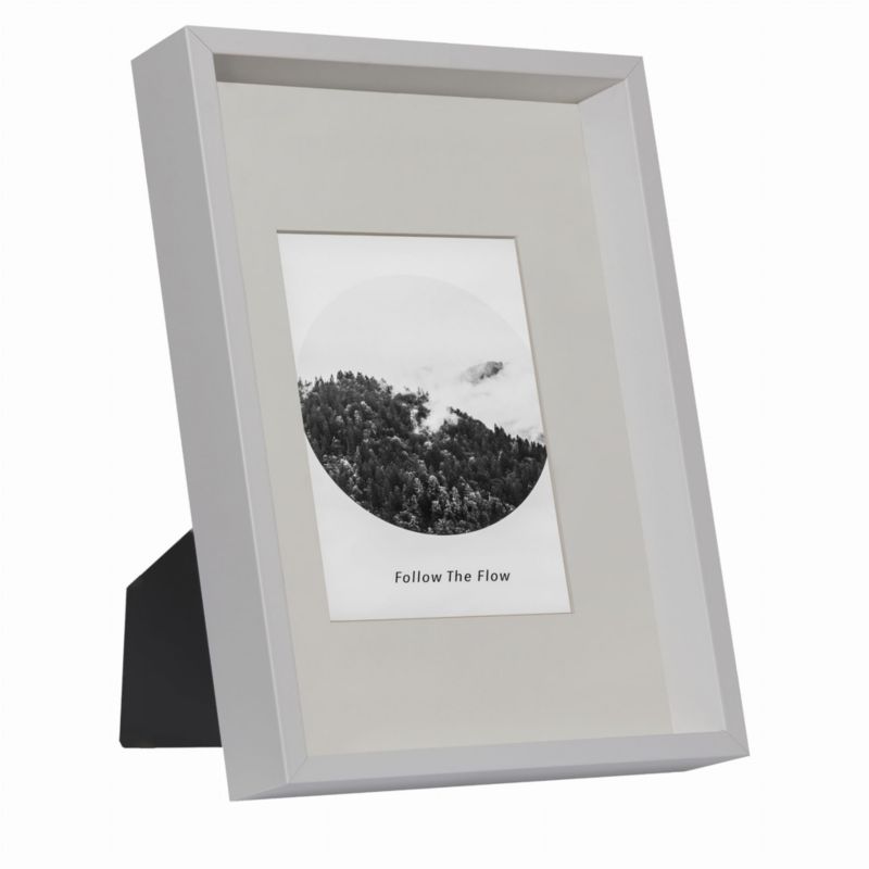 BD art Box dyb billedramme 21x30 cm med passepartout hvid 1 stk.