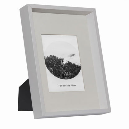 BD art Box dyb billedramme 21x30 cm med passepartout hvid 1 stk.