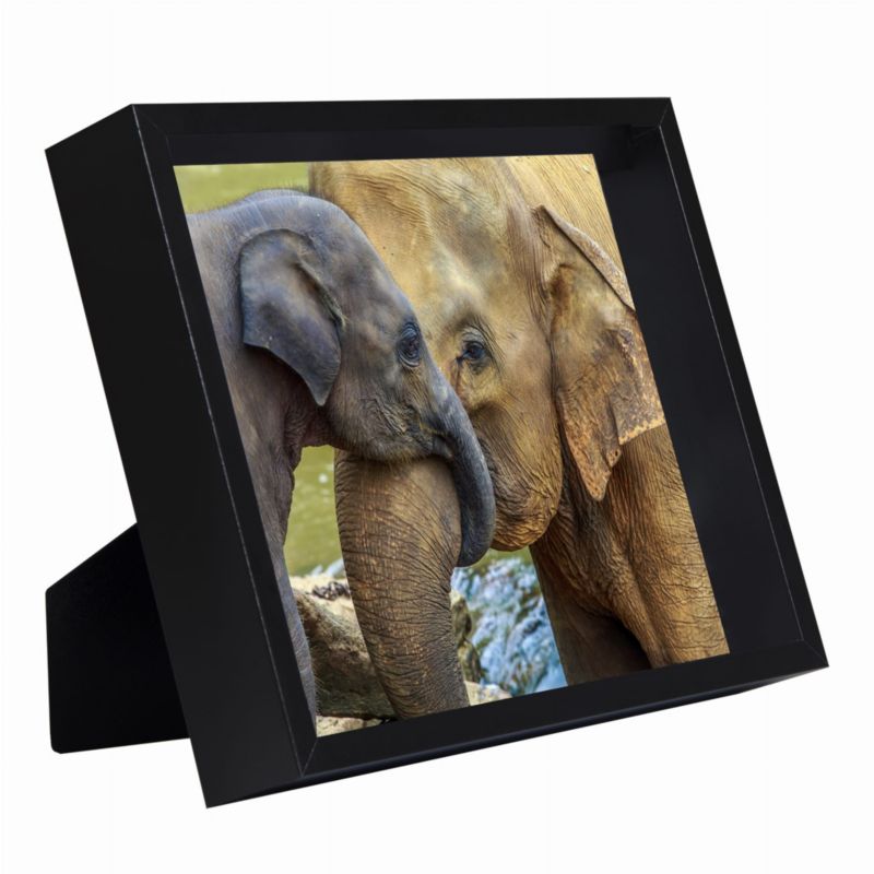BD art dyb billedramme 20x25 med passepartout 13x18 sort 1 stk.