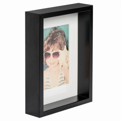 BD art dyb billedramme 20x25 med passepartout 13x18 sort 1 stk.