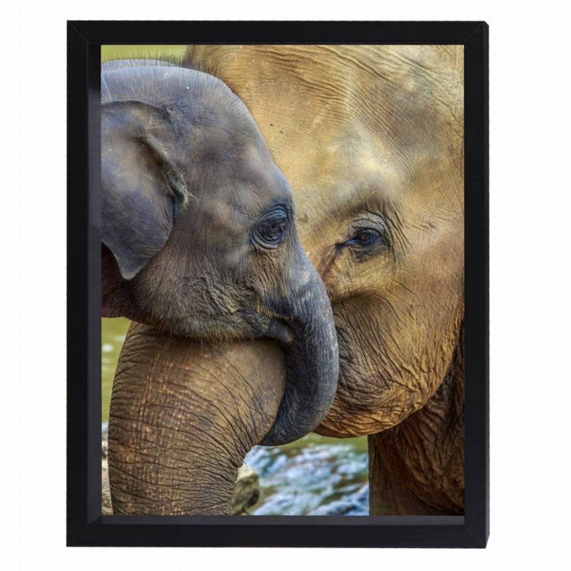 BD art dyb billedramme 20x25 med passepartout 13x18 sort 1 stk.