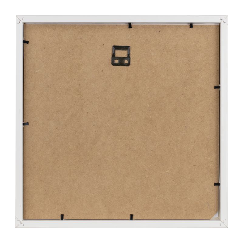BD art kvadratisk billedramme 30x30 cm hvid 1 stk.