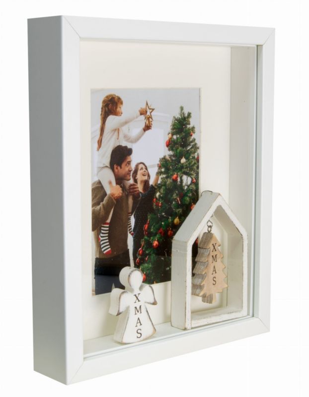 BD art Shadow Box dyb billedramme 20x25 cm hvid 1 stk.