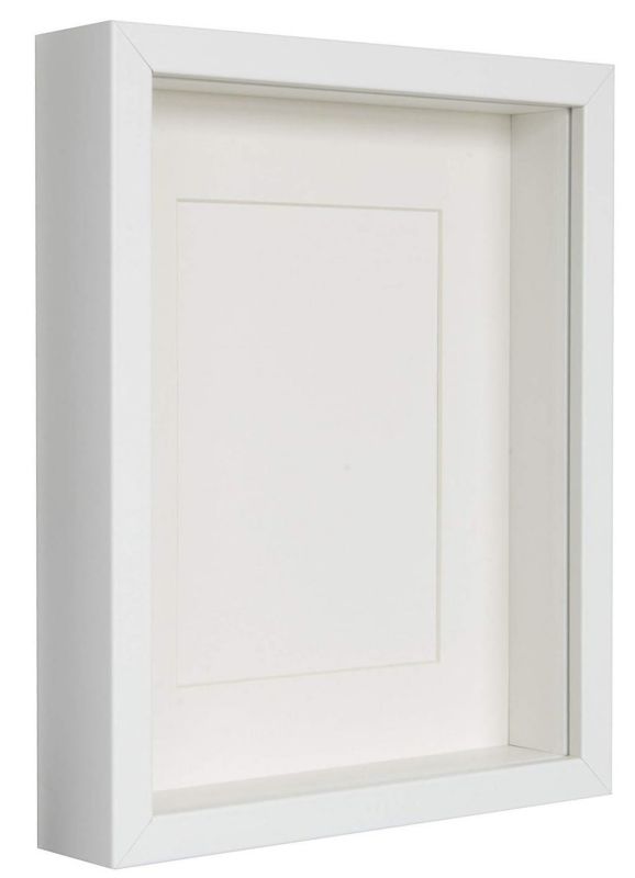 BD art Shadow Box dyb billedramme 20x25 cm hvid 1 stk.