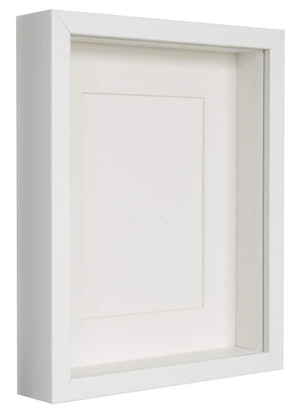 BD art Shadow Box dyb billedramme 20x25 cm hvid 1 stk.