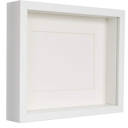 BD art Shadow Box dyb billedramme 20x25 cm hvid 1 stk.