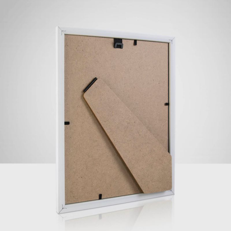 Billedramme 13 x 18 cm blank hvid