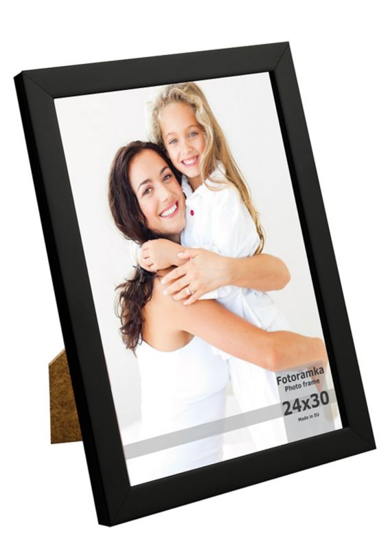 Billedramme 24 x 30 cm i sort lak