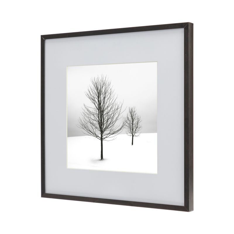 GoodHome Banggi billedramme 30 x 30 cm aluminium mat-sort