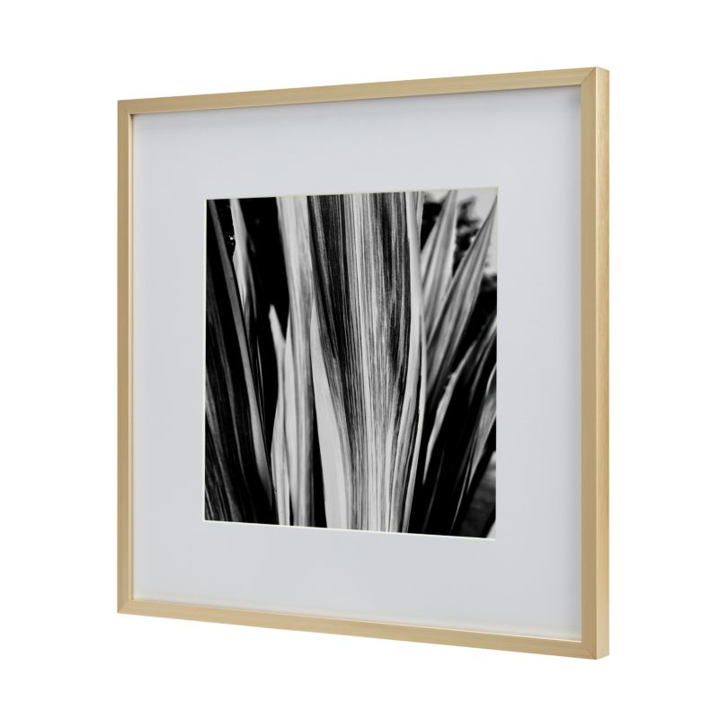 GoodHome Banggi billedramme 30 x 30 cm aluminium guldfarvet