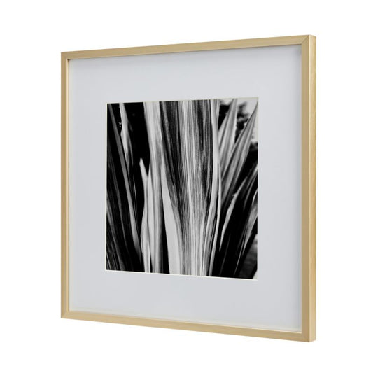 GoodHome Banggi billedramme 30 x 30 cm aluminium guldfarvet