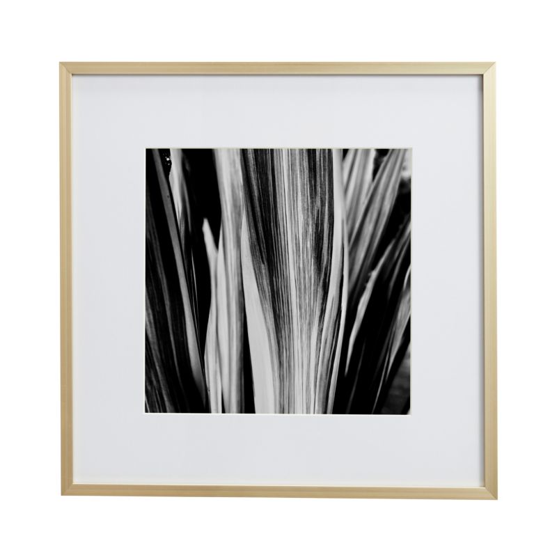 GoodHome Banggi billedramme 30 x 30 cm aluminium guldfarvet