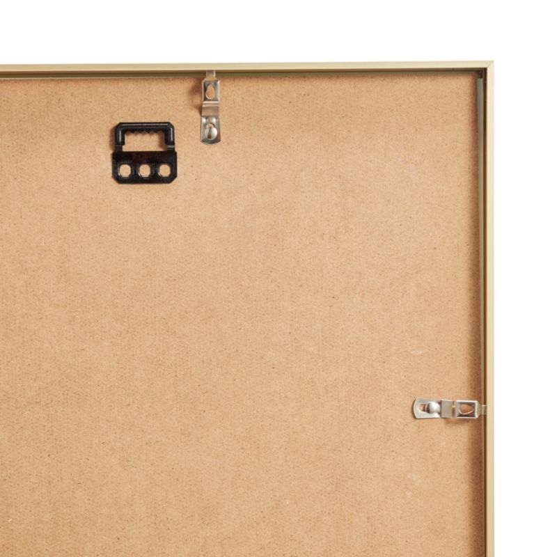 GoodHome Banggi billedramme 30 x 30 cm aluminium guldfarvet
