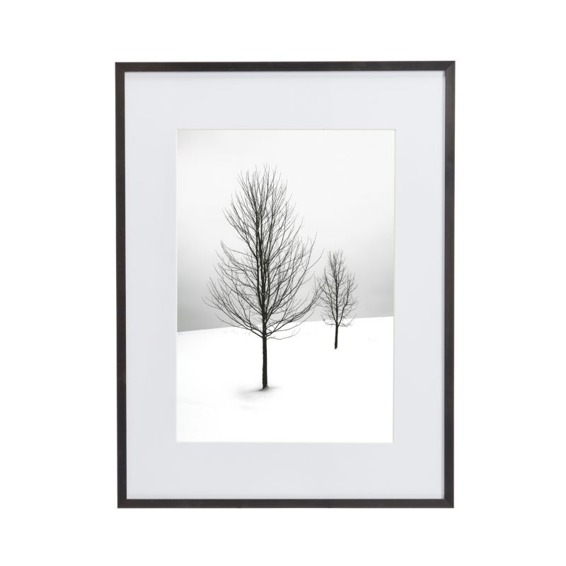 GoodHome Banggi billedramme 30 x 40 cm aluminium sort