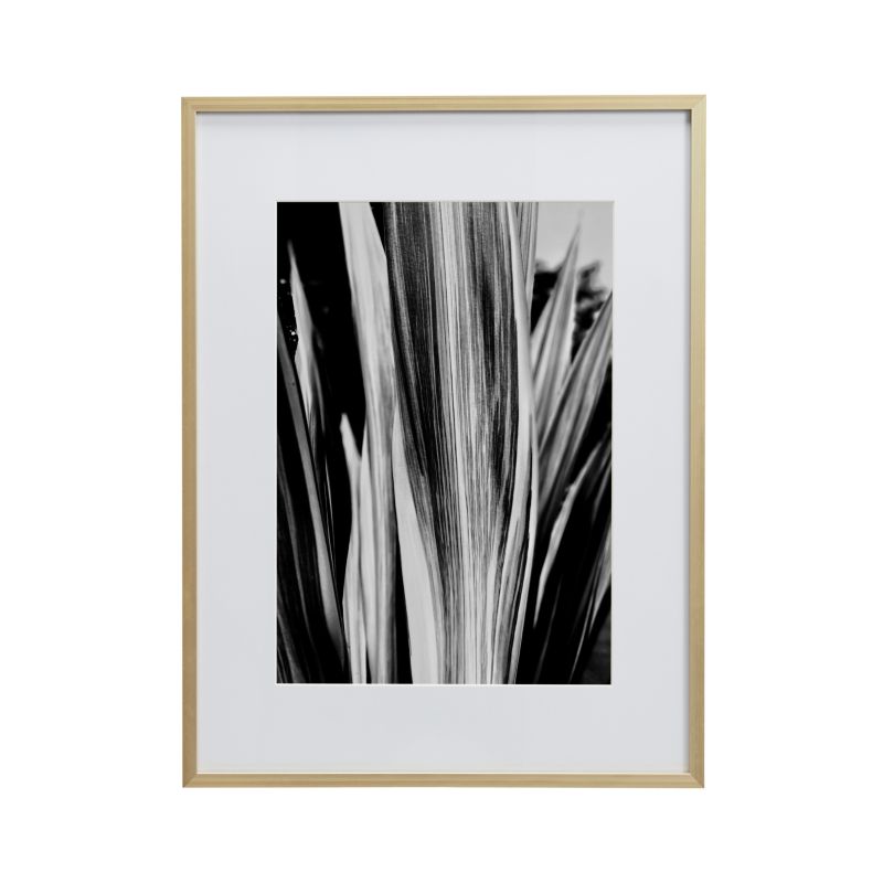 GoodHome Banggi billedramme 30 x 40 cm aluminium guld