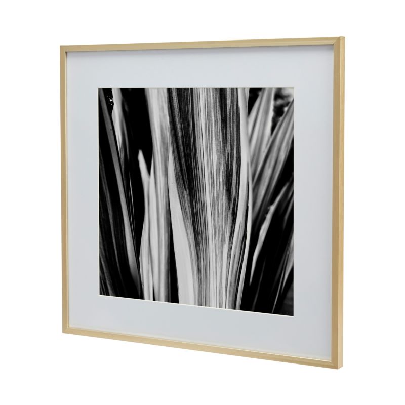 GoodHome Banggi billedramme 40 x 40 cm aluminium guld