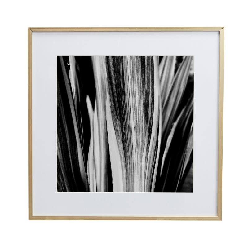 GoodHome Banggi billedramme 40 x 40 cm aluminium guld