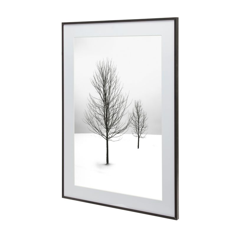 GoodHome Banggi billedramme 50 x 70 cm aluminium sort