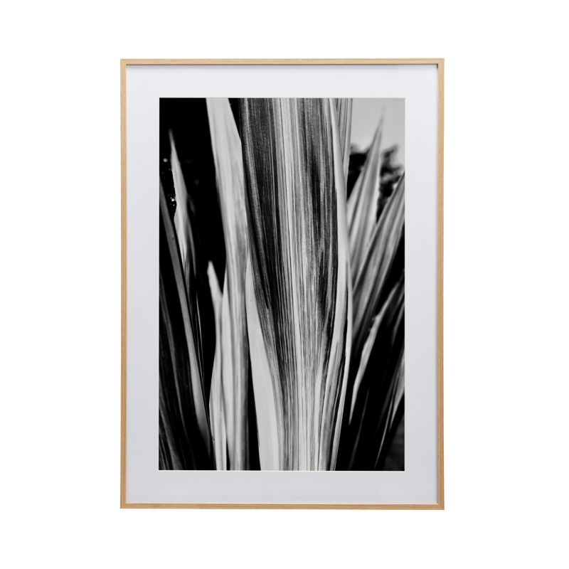 GoodHome Banggi billedramme 50 x 70 cm aluminium med træeffekt