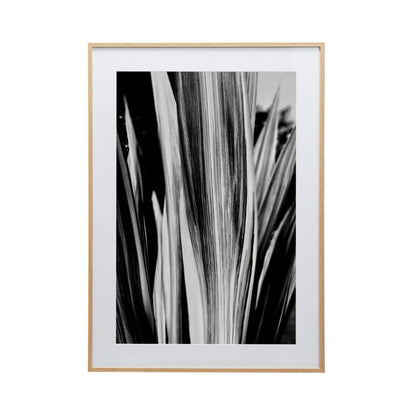 GoodHome Banggi billedramme 50 x 70 cm aluminium med træeffekt