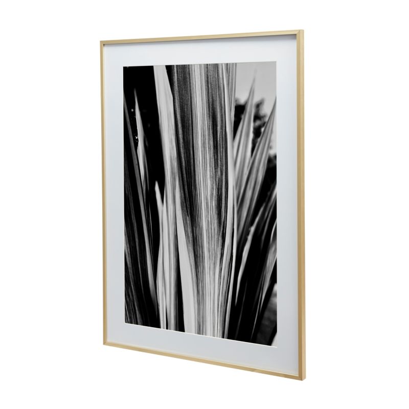 GoodHome Banggi billedramme 50 x 70 cm aluminium guld