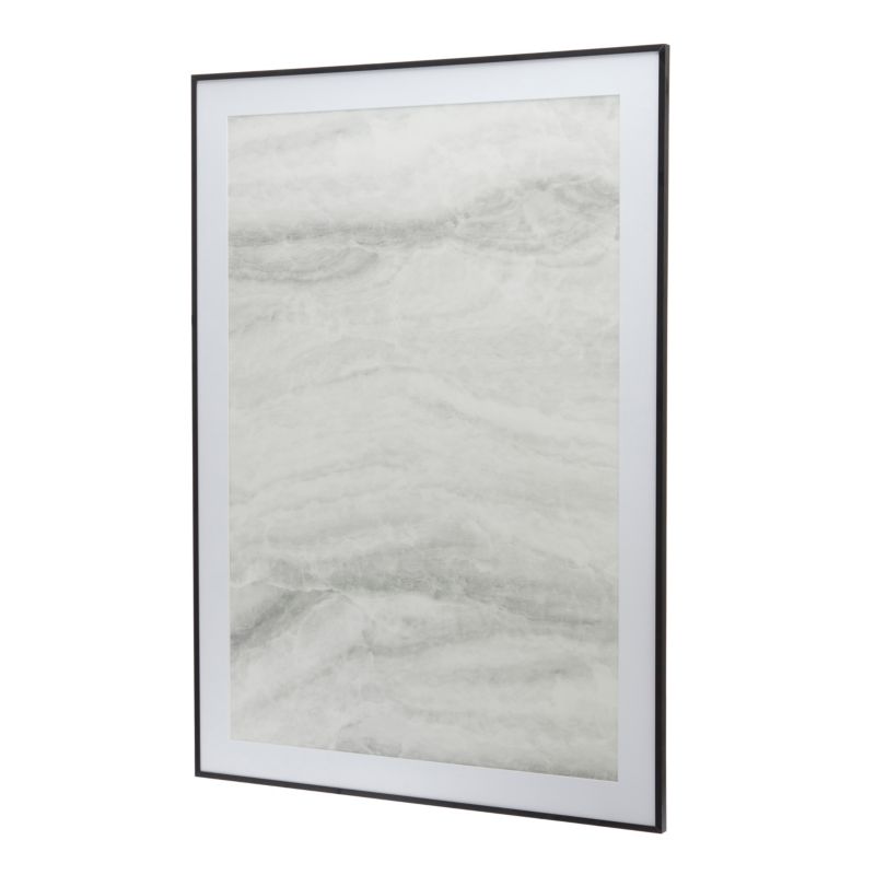 GoodHome Banggi billedramme 70 x 100 cm aluminium sort