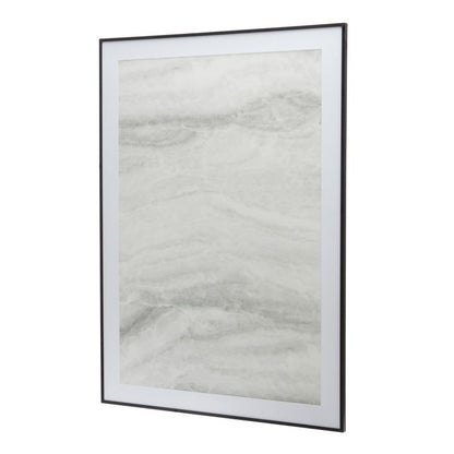 GoodHome Banggi billedramme 70 x 100 cm aluminium sort