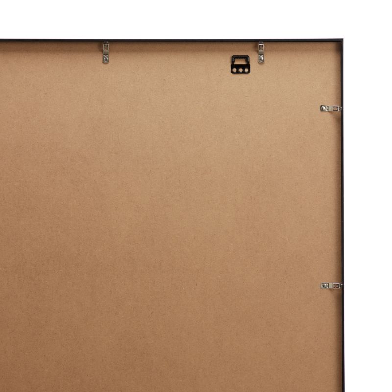 GoodHome Banggi billedramme 70 x 100 cm aluminium sort