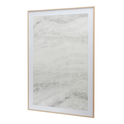 GoodHome Banggi billedramme 70 x 100 cm aluminium med trælook