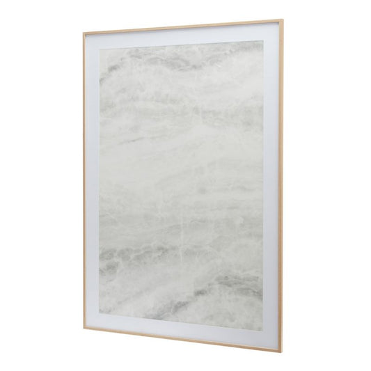 GoodHome Banggi billedramme 70 x 100 cm aluminium med trælook