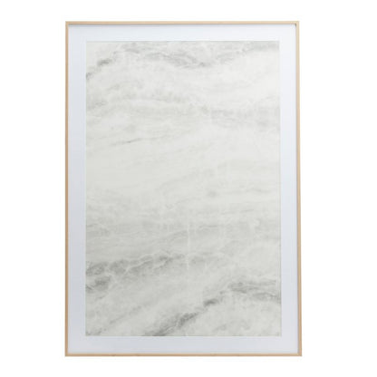 GoodHome Banggi billedramme 70 x 100 cm aluminium med trælook