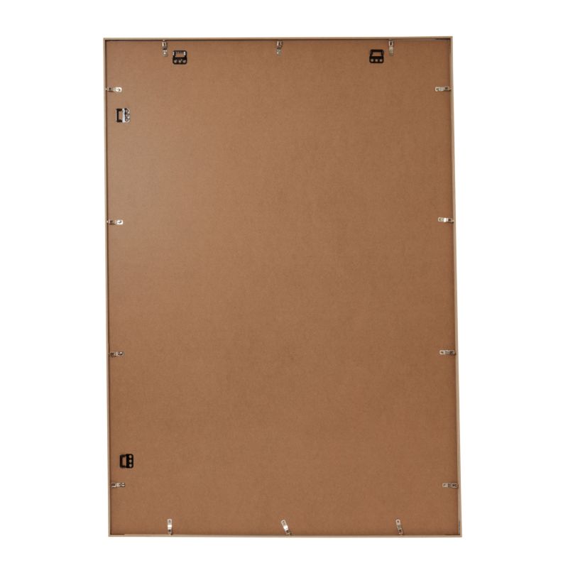GoodHome Banggi billedramme 70 x 100 cm aluminium med trælook