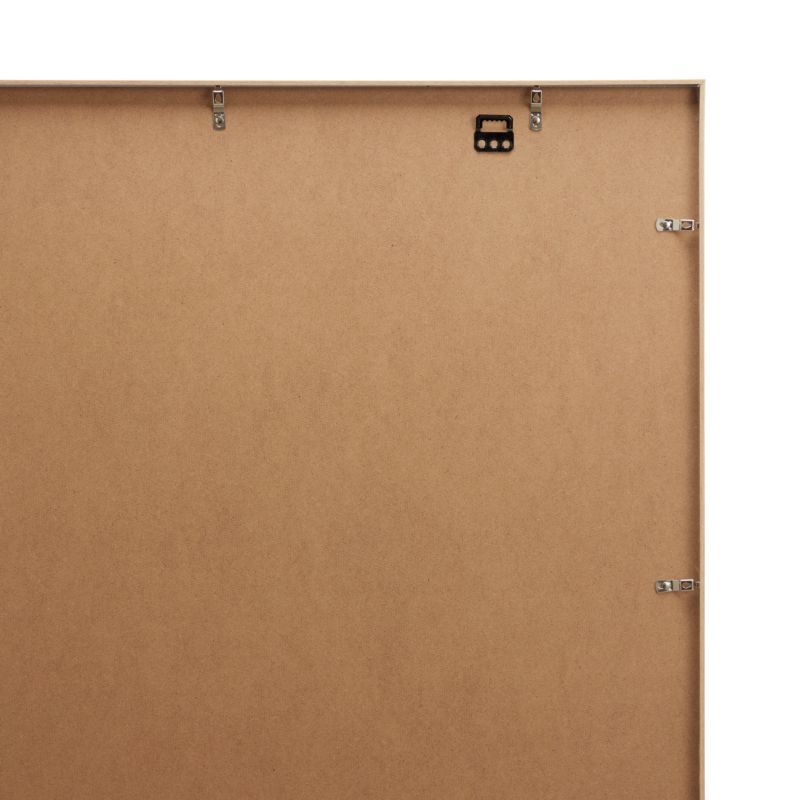GoodHome Banggi billedramme 70 x 100 cm aluminium med trælook