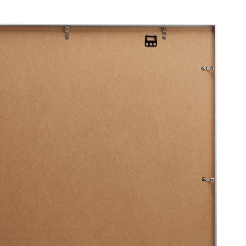 GoodHome Banggi billedramme 70 x 100 cm aluminium sølv