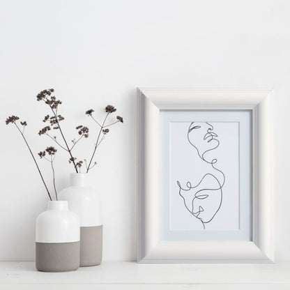 GoodHome Blanton billedramme 13 x 18 cm hvid