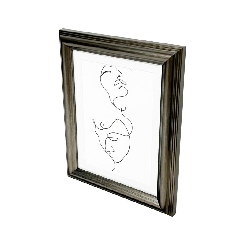 GoodHome Blanton billedramme 18 x 24 cm antik sølv