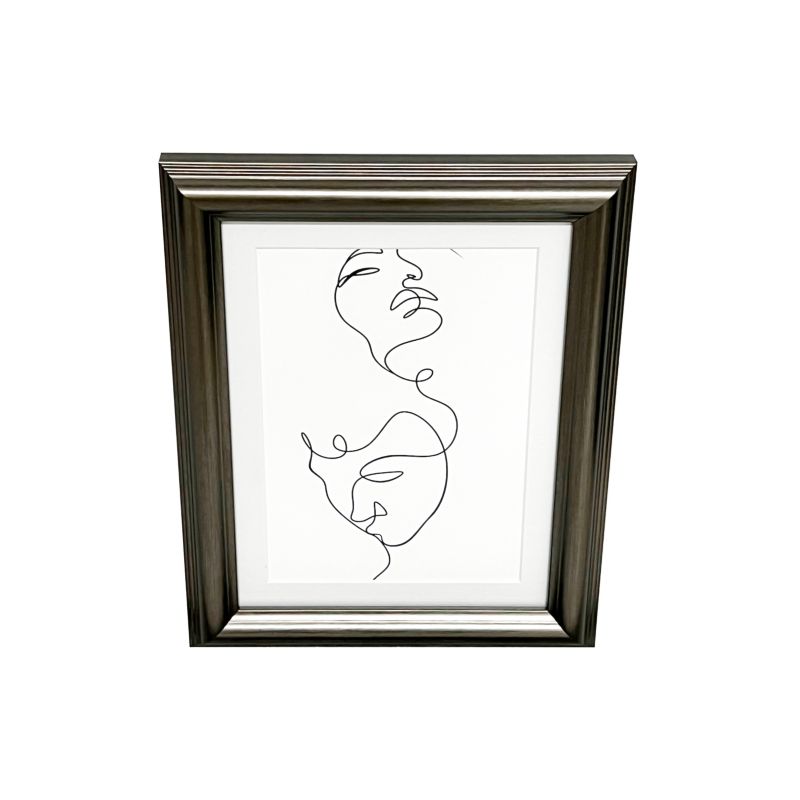 GoodHome Blanton billedramme 18 x 24 cm antik sølv