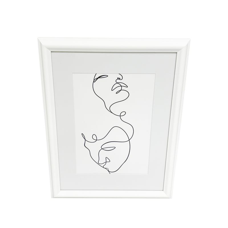 GoodHome Blanton billedramme 18 x 24 cm hvid