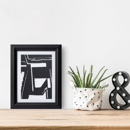 GoodHome Blanton billedramme 18 x 24 cm sort