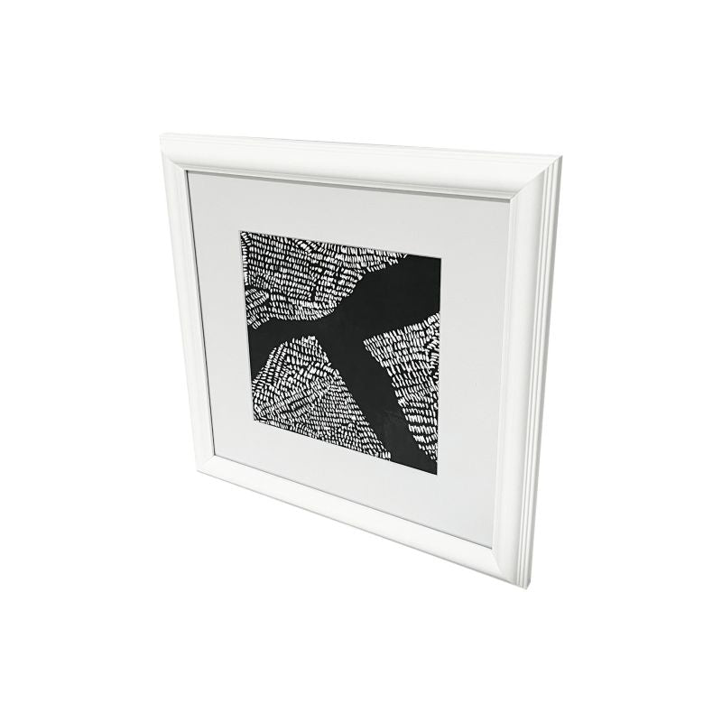 GoodHome Blanton billedramme 30 x 30 cm hvid
