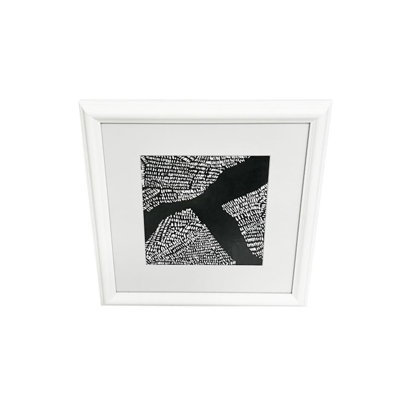 GoodHome Blanton billedramme 30 x 30 cm hvid